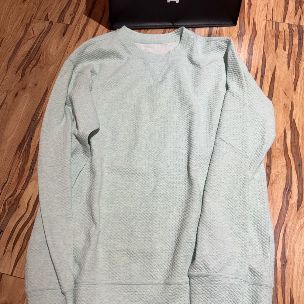 lululemon athletica Light Green Textured Top